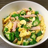 節約！時短！簡単！オクラ炒め☆丼